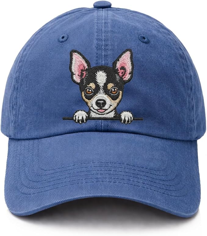 Pet Dog Lover Gifts,Embroidered Dog Baseball Hats for Men Women Dad Mom