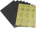 MAXMAN 10Pcs Wet and Dry Sandpaper, 9 x 11 Inch Assortment Sandpaper Sheets by MAXMAN