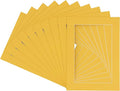 Pack of Ten 8.5x11 Mats Bevel Cut by Poster+Palooza
