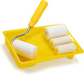 RZJZGZ Mini Foam Paint Roller Painting Decorating Touch Up Trim Kit 2 inch by RZJZGZ