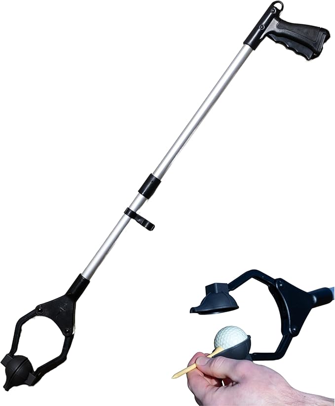 Golf Ball Teeing Aid Device For Seniors | Golf Ball Dispenser Eliminates Bending | Motorless Golfing Dispenser Tees Up Your Golfing | Adaptive Gifts For Seniors | Foldable Tee Assistant