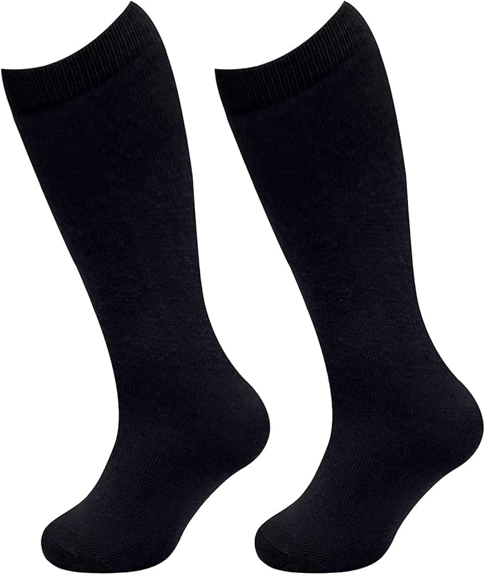 Sarfel Kids Soccer Socks Toddler Soccer Socks Girls Boys Soccer Socks Kids Tube Socks with Stripes Toddler Knee High Socks