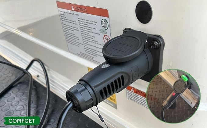 ETL Listed Y-30 Golf Cart Charging Power Cord for Coleman DR48V & Kandi AGM Kruiser 4P EV, 14 AWG Heavy Duty Charge Cable, Black 16.4 ft