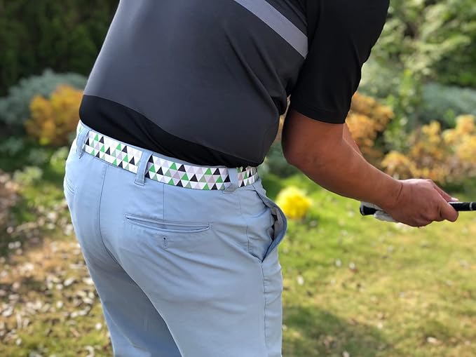 Teeoff 3 Pack Golf Web Belt Reversible Metal Buckle