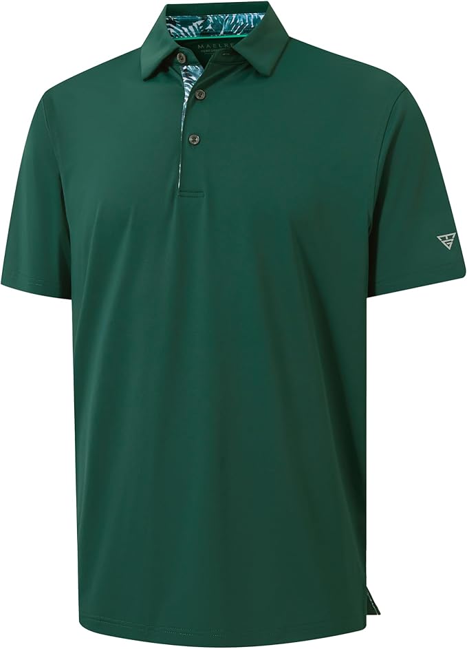 Mens Polo Shirts Short and Long Sleeve Casual Solid Stylish Dry Fit Performance Designed Collared Golf Polo Shirts for Men