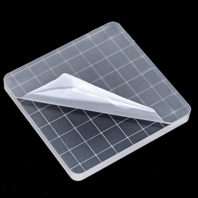 12Pcs Acrylic Stamp Block Clear Stamping Blocks Tools Set Assorted Sizes Stamp - Image 3