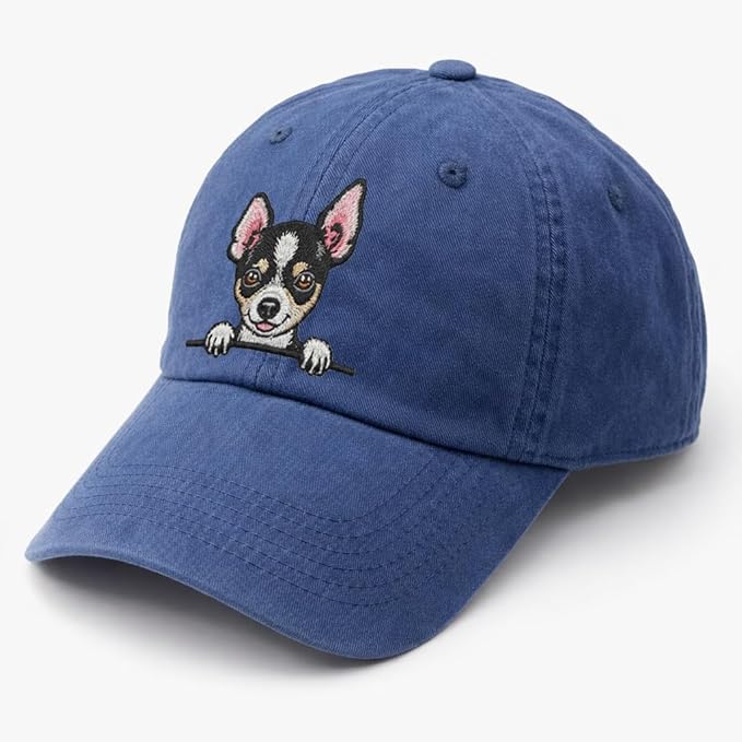 Pet Dog Lover Gifts,Embroidered Dog Baseball Hats for Men Women Dad Mom