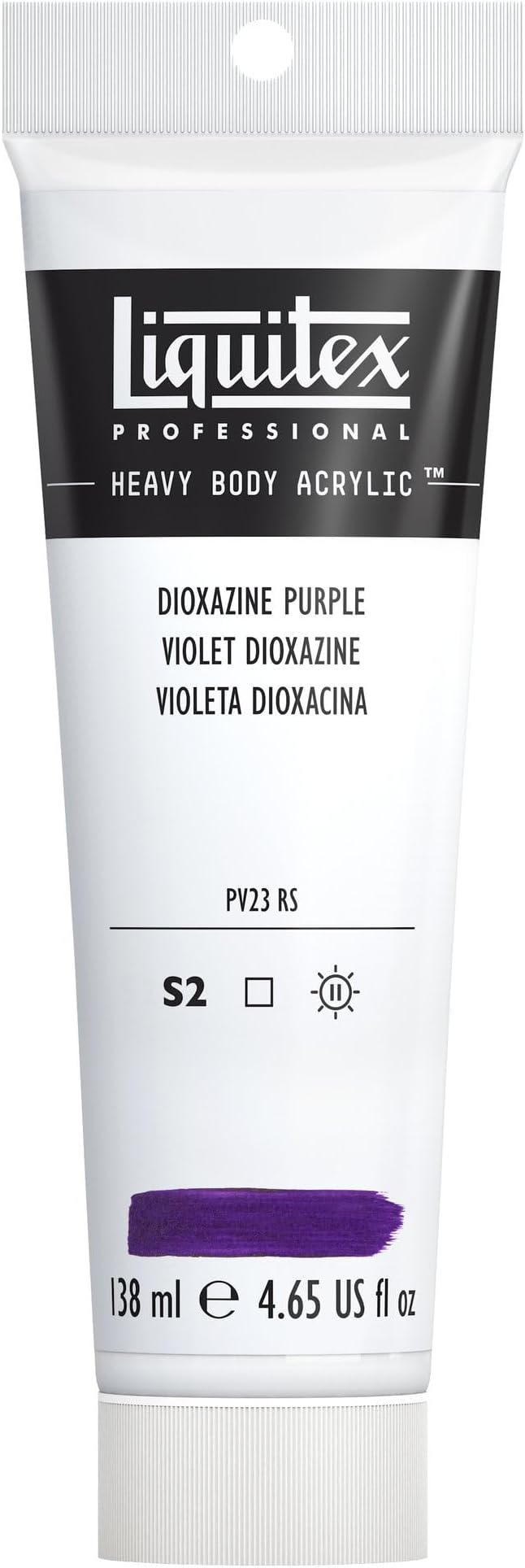 Liquitex Professional Heavy Body Acrylic Paint, 4.65-oz Tube, Dioxazine Purple by Liquitex