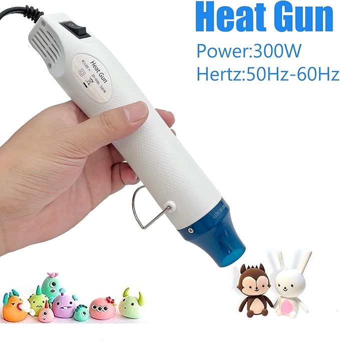 Heat Gun, Mini Hot Air Gun for DIY Crafts Portable Heat Air Gun Tool for - Image 5