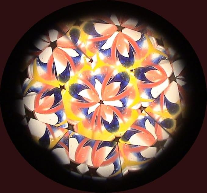 RII Marble Scope Kaleidoscope | Exquisite Etched Brass Design - Image 5