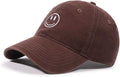 Unisex Basic Solid Baseball Cap Vintage Washed Distress Cotton Low Profile Dad Hat Adjustable Sports Hat