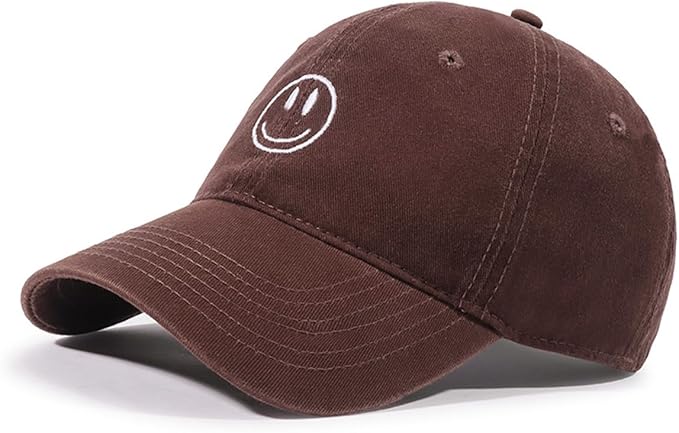 Unisex Basic Solid Baseball Cap Vintage Washed Distress Cotton Low Profile Dad Hat Adjustable Sports Hat