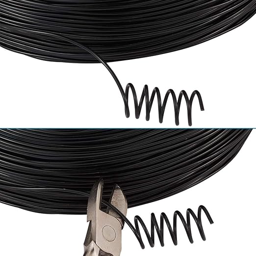 Fashewelry 459 Feet 17 Gauge Aluminum Wire Black Bendable Metal Craft Wire - Image 4