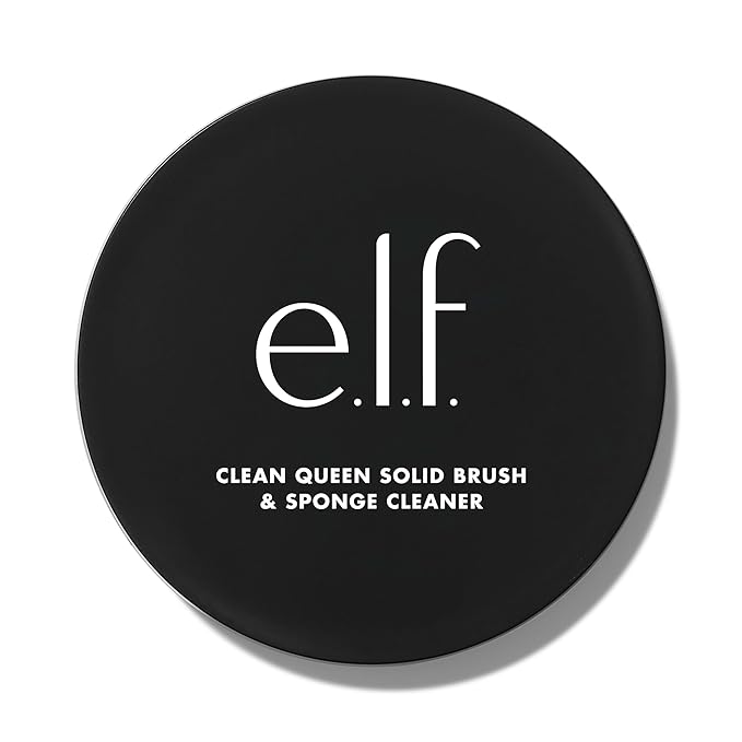 e.l.f. Clean Queen Solid Brush & Sponge Cleaner, Cleanses Face & Eye Makeup - Image 6