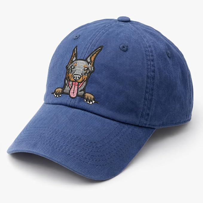 Pet Dog Lover Gifts,Embroidered Dog Baseball Hats for Men Women Dad Mom