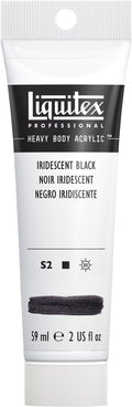 Liquitex Professional Heavy Body Acrylic Paint, 2-oz Tube, Iridescent Black by Liquitex