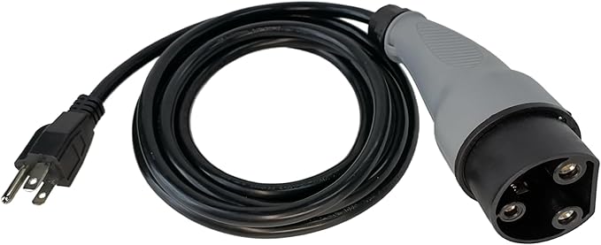 JOEEGO Universal Charging Power Cord Assembly Compatible with MadJax XSeries Storm, Star, Denago, Breezy EV Golf Cart, UL Listed, Replaces OEM# 2CR910 (8.2ft)