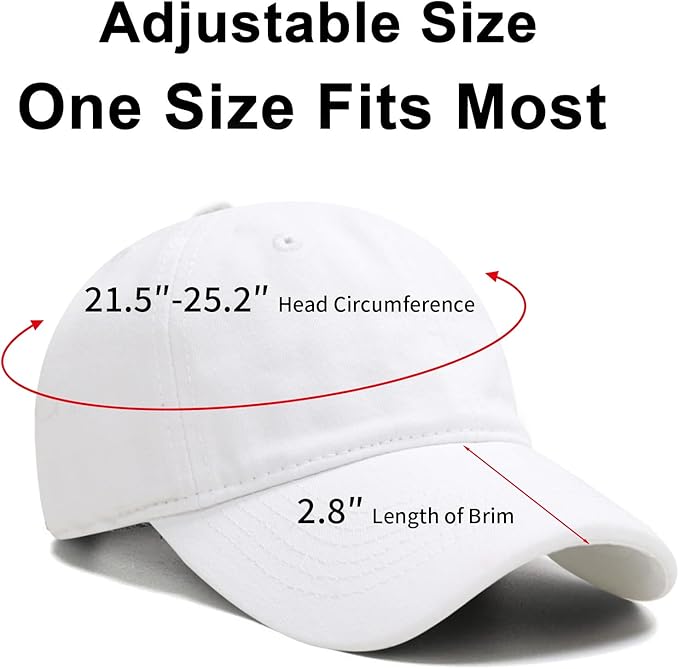 NPJY Baseball Cap Golf Dad Hat Adjustable Original Classic Low Profile Cotton Hat Unconstructed Plain Cap Men Women