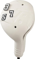 Snap-On Golf Club Covers for Right-Handed Golf Clubs, Easy On Off in 1 Second, Fits 460cc Drivers, Washable EVA Plastic with Shaft Lock, DIY Pins for Customization