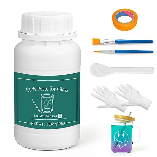 Glass Etch Paste Kit - 300g by Unknown