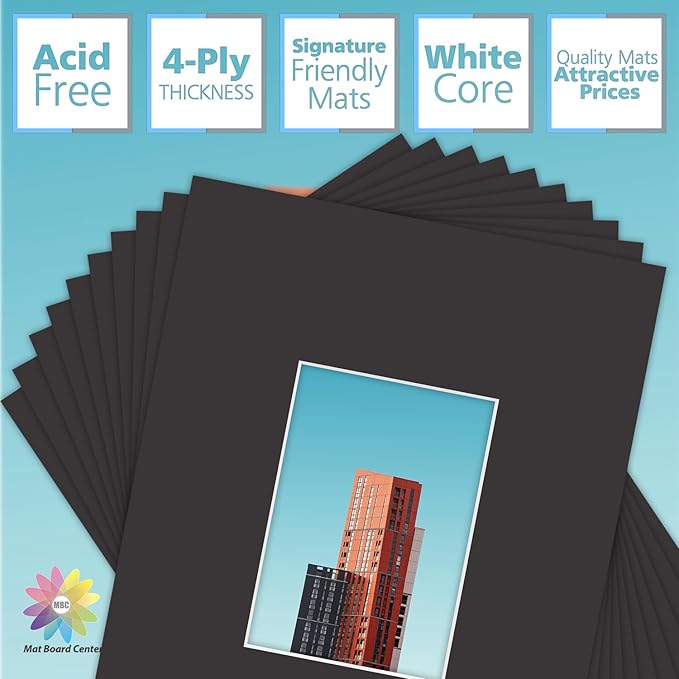 MBC MAT BOARD CENTER, 10 Pack 11x14 - Image 2