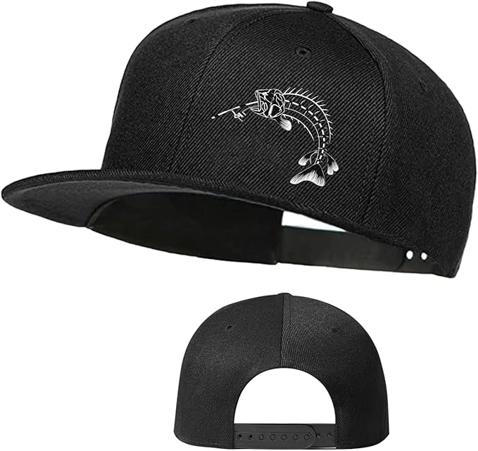 Skateboard Hat Snapback Hats for Men Flat Bill Hats for Boy Adjustable Baseball Cap for Teens Hip Hop Sports