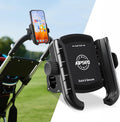 Golf Push Cart Phone Holder, Scooter Phone Mount, Stroller Phone Holder, Bike Phone Mount for All Phone Compatible with CaddyTek, Bag Boy, Clicgear, Sun Mountain, Baby Trend, Gaggle & More