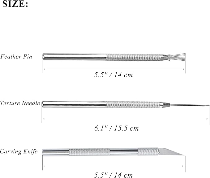 3 in 1 Clay Needle Tools Sculpting Ceramics Pottery Carving Tools - Image 2