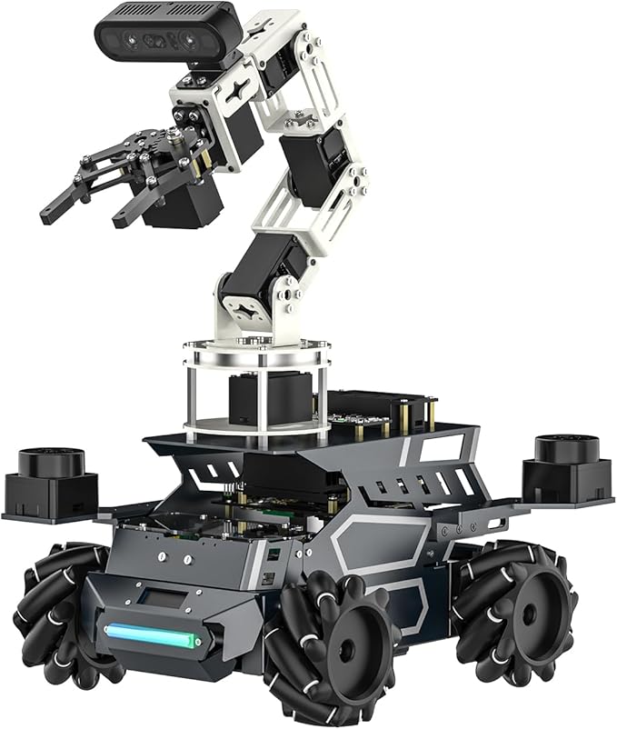 Yahboom Jetson Orin Nano 8GB ROS2 AI Robot Kit Large AI Model Supports 3D by Yahboom