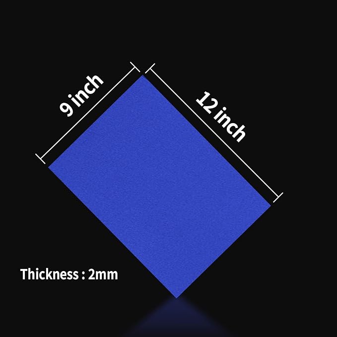 MEARCOOH Blue Foam Sheets Crafts 9x12 Inch 2mm Eva Color Craft Foam Paper - Image 3