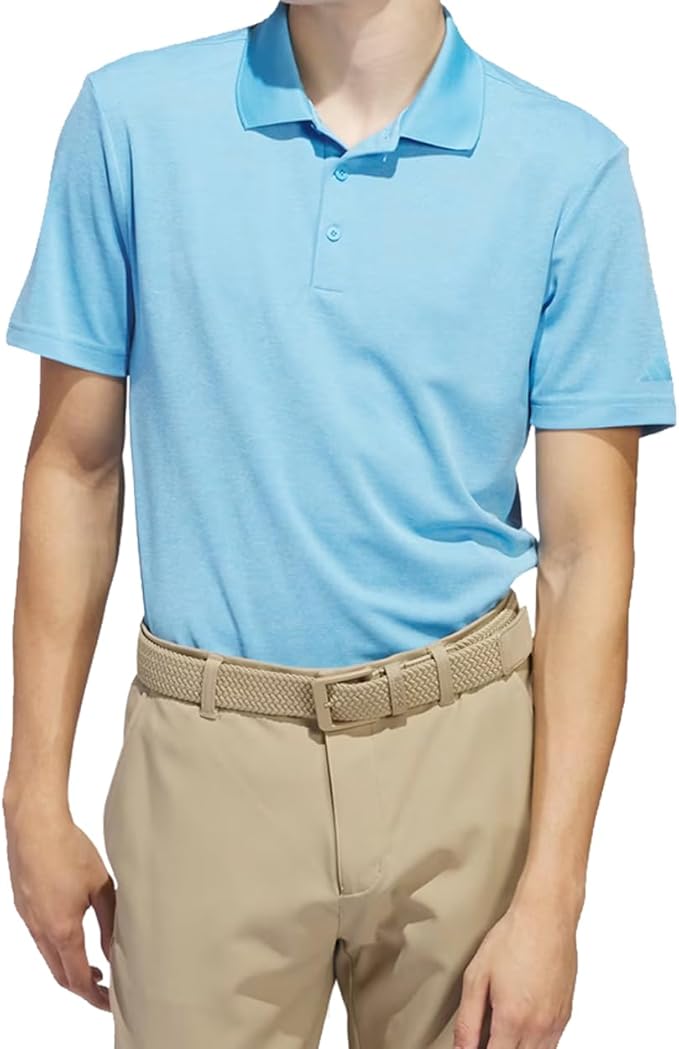 adidas Men's Performance Heathered Polo Shirt
