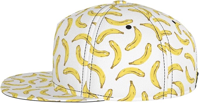 Fashion Snapback Hat for Men Women, Hip Hop Style Baseball Cap Flat Bill Hats Adjustable Trucker Sun Hat