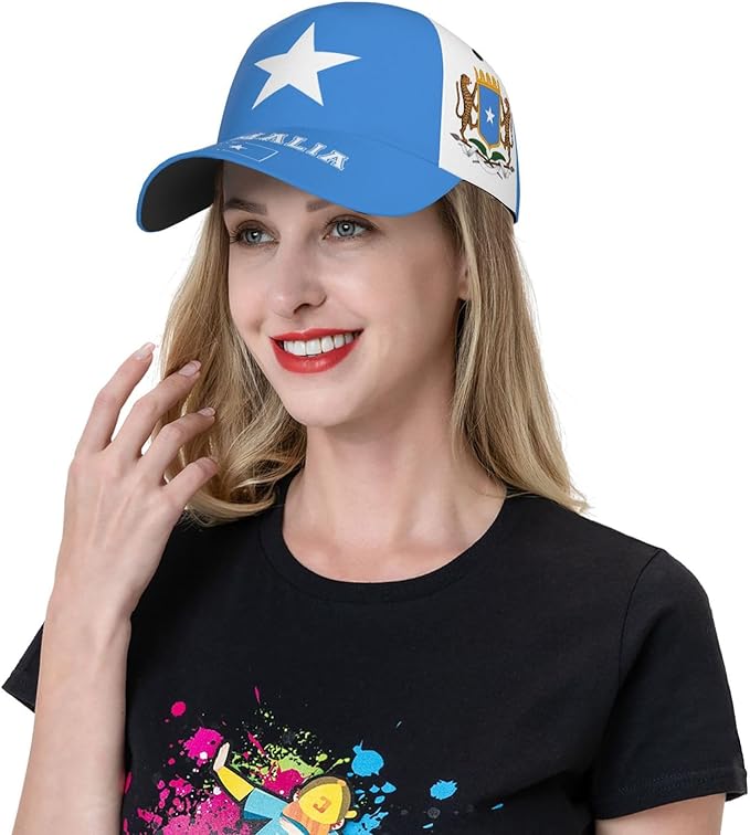 National Flags Baseball Cap for Men Women, Fashion Adjustable Sun Protection Visor Caps Trucker Hat Patriotic Caps
