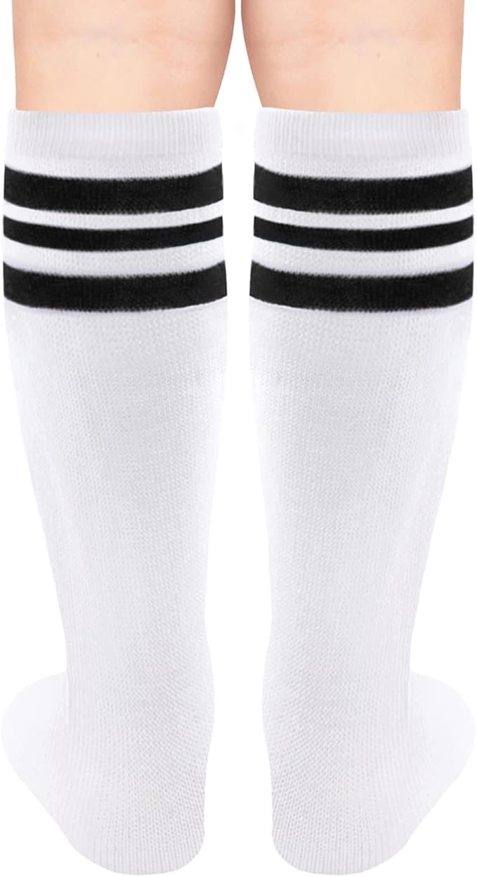 qikqik Toddler Soccer Socks Kids Soccer Socks Boys Baseball Sock Youth Football Sock Girls Softball Accessories Team Sports