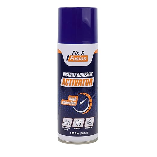 FIX & FUSION Activator Spray, Instant Cure Accelerator by FIXFUSION
