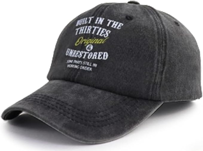 Built in The Nineties Eighties Seventies Sixties Fifties Forties Thirties Original Baseball Hat for Men Women