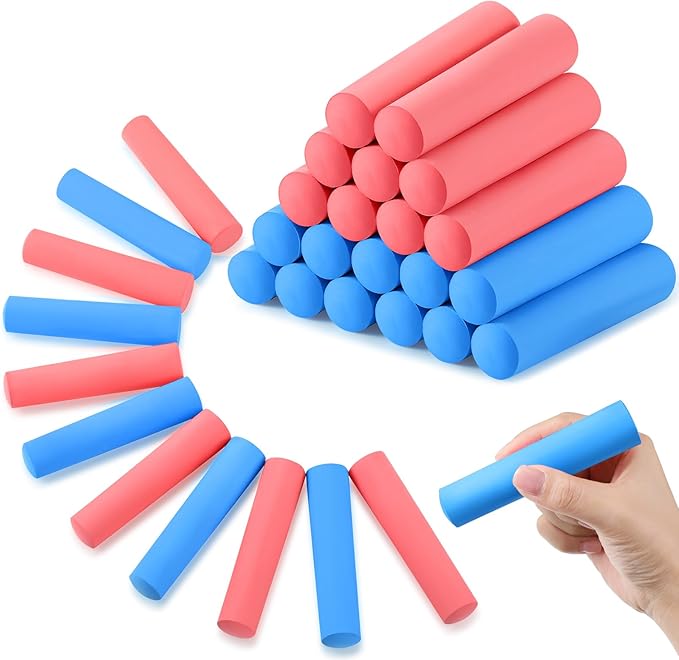 Fulmoon 40 Pcs Jumbo Sidewalk Chalk by Fulmoon