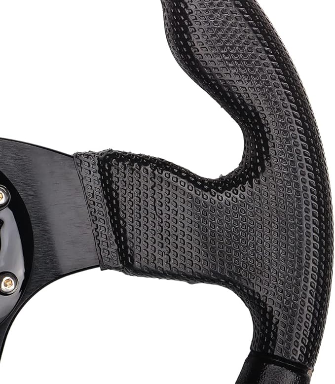 Golf Cart Steering Wheel Universal Design for Most Golf Cart Club Car DS and Precedent 12.5 inch Black EZGO Yamaha Steering Wheel