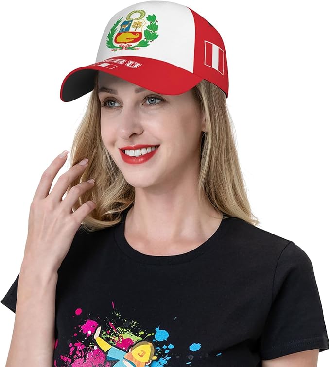 National Flags Baseball Cap for Men Women, Fashion Adjustable Sun Protection Visor Caps Trucker Hat Patriotic Caps