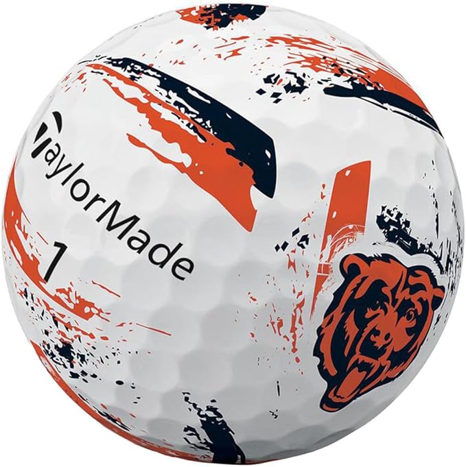 TaylorMade Golf Speed Soft Ink NFL Golf Balls