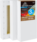 PHOENIX 6x12 Inch 3 Pack Gallery Canvas by PHOENIX