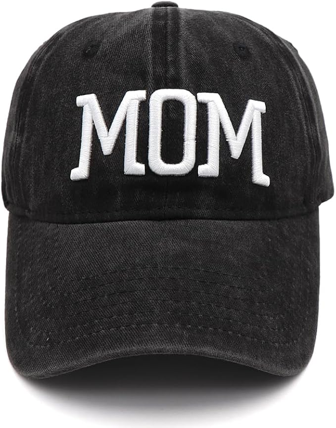 Mom and Dad Hats New Mom Gifts Embroidered Hats for Men Women Adjustable Baseball Cap New Parents Gifts for Couples