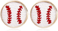 Baseball Earrings for Women Baseball Mom Accessories Essentials Game Day Fan Gifts Lightweight Sports Stud Earrings Jewelry Game Day Shirts Women