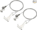 uxcell 2Pcs Picture Hanging Wire Kit, 1.5 m x 1.5 mm Heavy Duty Picture Hangers by uxcell