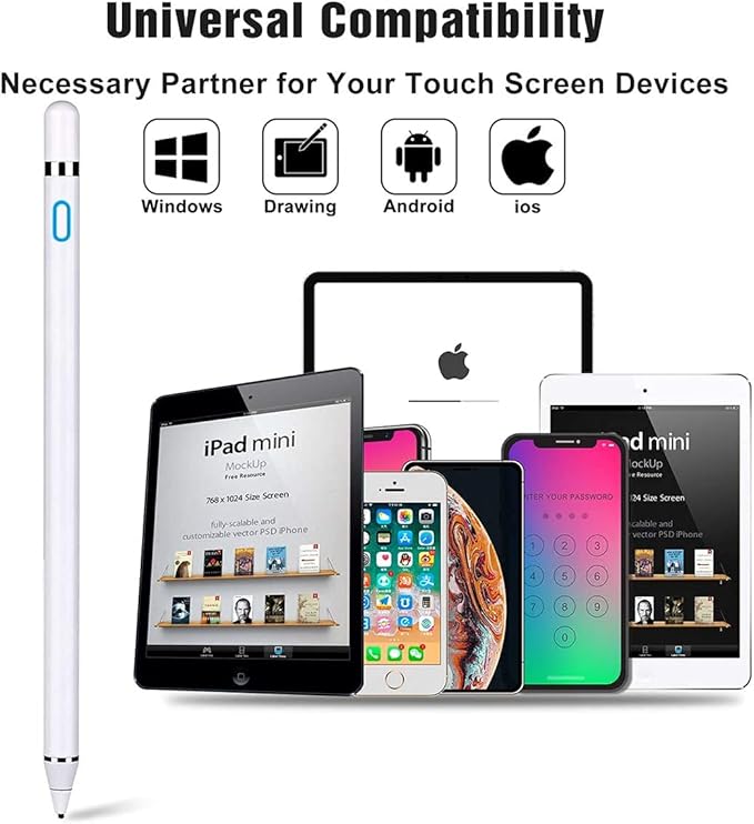 Stylus Pen for iOS Android Touch Screens Pencil Compatible - Image 3