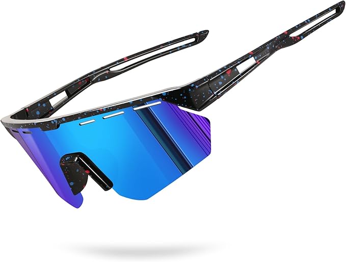 Youth Sports Sunglasses for Boys Girls Age 3-10, Lightweight Frame Kids Baseball Softball Cycling Sunglasses