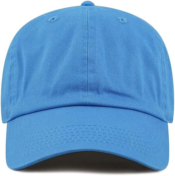 Cotton Baseball Cap Dad Hat – Washed Low Profile Adjustable Hat for Men Women Casual Outdoor Running Golf