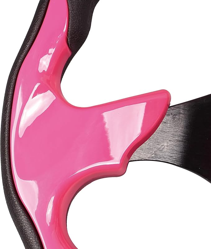 Pink Golf Cart Steering Wheel Universal Fit Yamaha EZGO RXV & TXT, Club Car DS, Club Car Precedent Tempo with Ergonomic Design