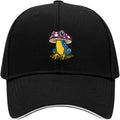 Embroidered Baseball Cap for Men Women, Breathable Cotton Adjustable Hat, Various Patterns for Casual Daily Outfits