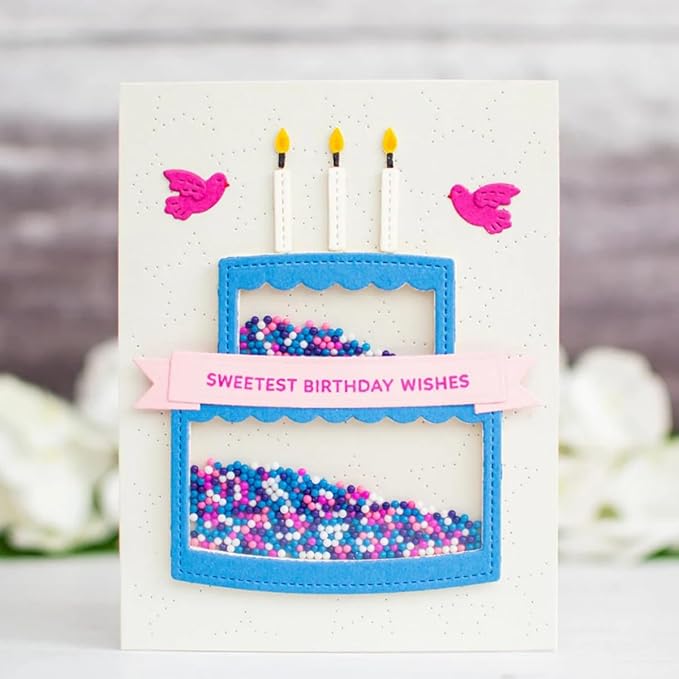 Cutting Dies for Card Making, Metal Scrapbooking Die-Cuts, DIY Bckground Frame - Image 2